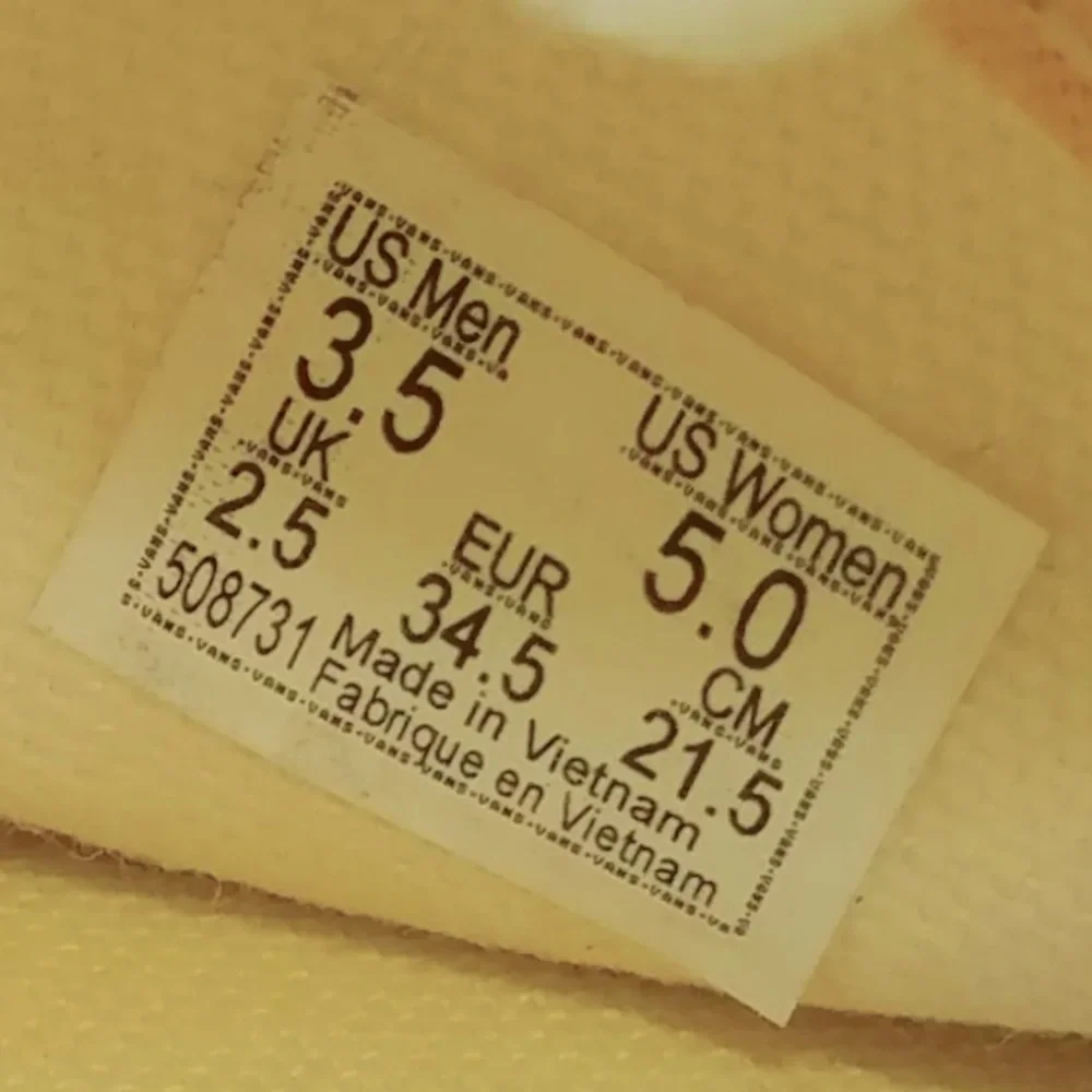 EUC [Vans] Sesame Street Family Yellow Tennis Shoes Sneakers Ladies 5 = Kids 3.5 - Picture 13 of 13